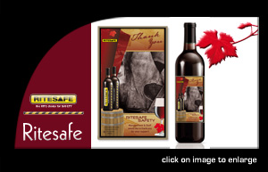 Ritesafe wine label